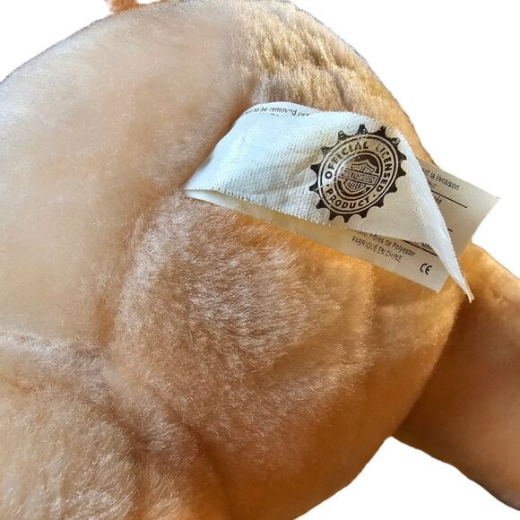 Harley Davidson Vintage Motorcycle Pig Biker Hog Plush 1998 - Picture 2 of 7